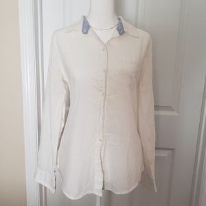 Wkmen's Button Down Long Sleeve Polo Shirt by GAP